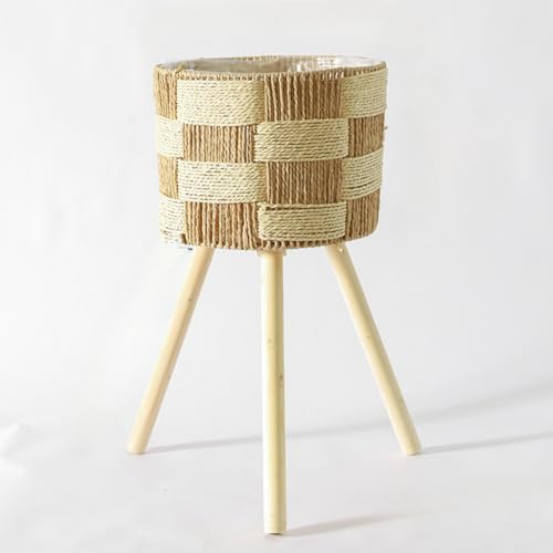 植木鉢スタンド 室内 フラワースタンド 木製の植物スタンド 植物ポットホルダー 植木鉢ホルダー 屋内 おしゃれ 植物 ラック 花台 プランター ラック 観葉植物 台 鉢植えの植物スタンド (L,連なった花スタンド)