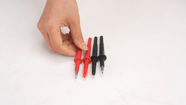 Image of Lantern Tip Test Probe, 2Set Multimeter Test Leads with 4mm Banana Plug, Digital Multimeter Probes Electrical Test Probe Lantern Tip 4 Grid Tie Inverter Solar Micro Inverter