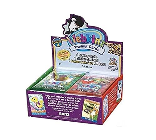 Amazon.com: Webkinz Series 4 Trading Cards Booster Box TCG (36