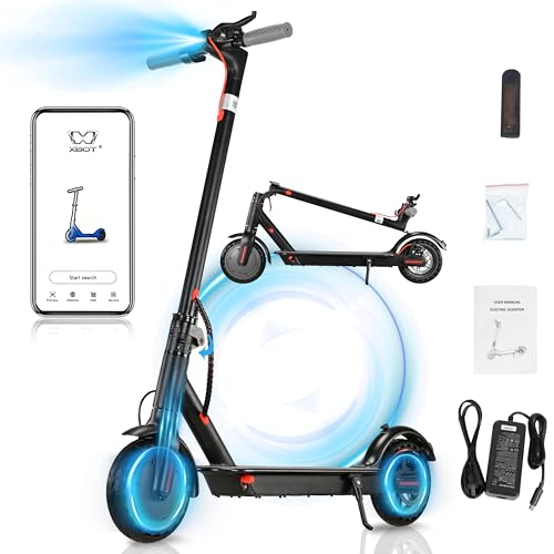 Patinete Eléctrico Adulto Scooter Electrico: Plegable Patin Electrico Pro con Ruedas de 8.5', Patinetes Eléctricos para Adultos con App Controlador, Cargador...