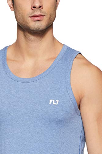 Image of FL7 Men's Solid Regular Fit T-Shirt