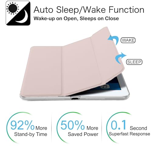 Image of DuraSafe Cases for for iPad Pro 12.9 inch 4th Gen 2020 Cover A2229 MY2H2HN /A MY2J2HN /A A2069 MXAT2HN /A MXAV2HN /A MXAU2HN /A MXAW2HN /A A2233 MY3K2HN /A MY3J2HN /A MXFY2HN /A - Light Pink