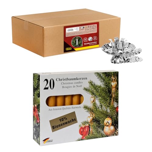 Idena 90487 - Baumkerzenhalter für den Weihnachtsbaum, 20 Stück in...