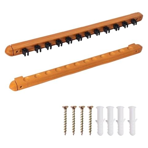 GSE Games & Sports Expert 6/8/12 Pool Cue Wall Mounted Rack Cover