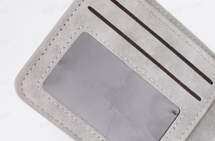 Antimbee Men's Shielded Bifold Wallet Soft Grey Western Style4