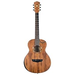 Washburn Comfort G-Mini 55 Koa Guitare acoustique de voyage - Les Beatles, Paul McCartney, John Lennon, RIngo Starr, George Harrison