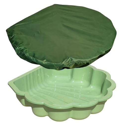 Wassermuschel Sandmuschel mit Abdeckung Auswahl (apfelgrün incl. Abdeckplane)