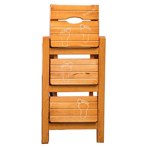 Escabeau en bois pliant durable comme support intérieur de maison - 2