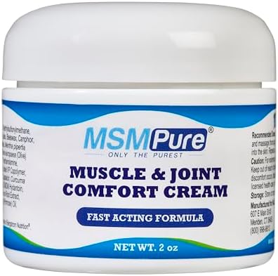 KALA HEALTH MSMPure Maximum Strength MSM Cream, 2 oz