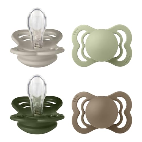 Sucette BIBS Supreme sans BPA pour apaiser les bébés de 0-6 mois