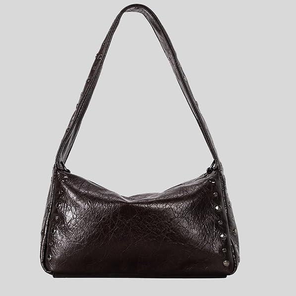 Trendy Studded Purse Y2K Shoulder Bag for Women Hobo Crossbody Vintage Bags 90s Purses Underarm Streetwear Handbag2