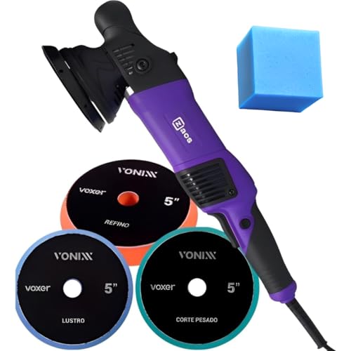 Politriz Roto Orbital Zacs 5 110v + Boinas 5 Vonixx Corte Refino Lustro