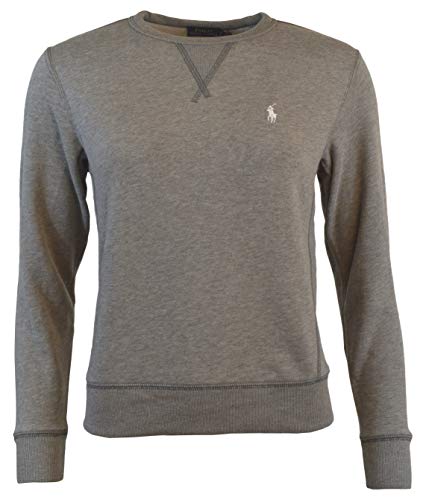 Ralph Lauren Damen Sweatshirt aus Baumwollmischung, Fleece, Gr. L, Grau...