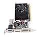 VBESTLIFE 1 GB Graphics Card, DDR3 64 -Bit -GPU, PCIE 2.0 16x Gaming -Grafikkarte, Desktop -Computergrafikkarte mit HDMI, DVI, VGA -Ports