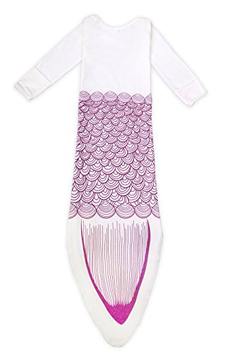 image for Mrotrida Newborn Swaddle Blanket Cute Baby Onesies Long Sleeves Mermai