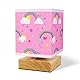 Wetry Tischlampe Kinder Dimmbares LED Nachtlicht Mädchenzimmer mit Lampenschirm Aufladbares Nachttischlampe Mutterschaft Stilllicht Baby Geschenke zur Geburt