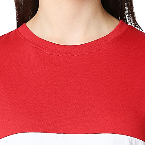 Image of Bewakoof Women's Solid 100% Cotton T-Shirt - Boyfriend Fit, Round Neck, Half Sleeve, Pack of 3
