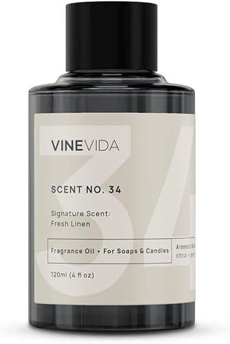 Miniatura 724 de VINEVIDA [4 onzas] Aceite de fragancia de madera de teca de caoba para fabricación de velas y fabricación de jabón, aromas de velas prémium para