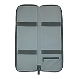 Winn Leather Zippered Tie Case Black