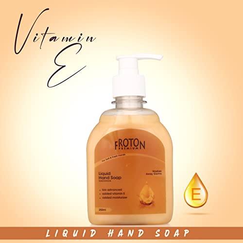 Image of Organic pH-Balance Moisturizing Liquid Hand Wash with Refreshing Fragrance, Complete Protection for Soft & Gentle Hands 250ml pack of 3 (Gold (pack of 3))