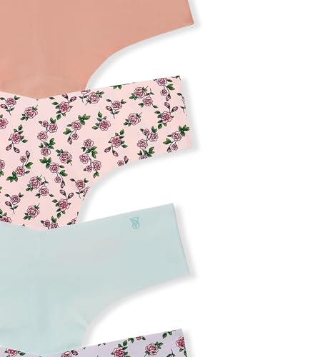 Image of Victoria's Secret Women's No Show Thong Underwear, Panties for Women, Multi Pack (XS-XXL)