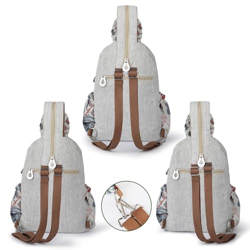 Girls-Convertible-Sling-Bag-Hand-Craft-Artisan-Backpack-Beautiful-Canvas-Premium-Casual-Day-Pack-for-Women