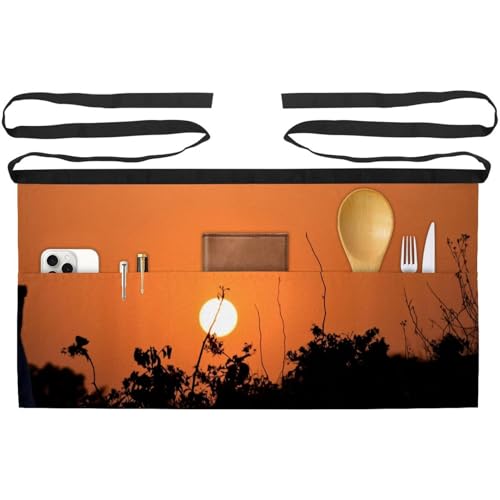 Tablier court de cuisine pour pâtisserie et nettoyage de la maison lot de 3
