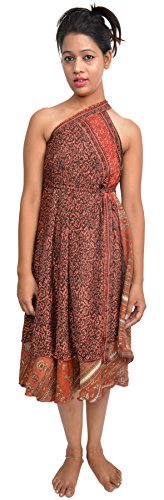Wevez Frauen-Packung mit 5 Plus Size Magie Wrap Sari-Rock-freies Größe Assorted Cover