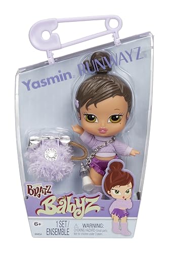 Bratz Babyz Runwayz Yasmin Collectible Fashion Doll with Real Fashions