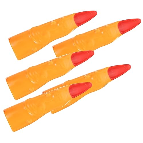 KICHOUSE 5pcs Fake Fingers Halloween Masquerade Finger Nails Costume Props Cosplay Supplies