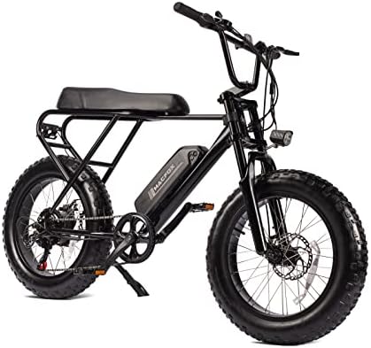 MACFOX Electric Bike for Adults 500W (750W Peak) - 20 MACFOX Electric Bike for Adults 500W (750W Peak) – 20″ x 4″ Fat Tire Mountain Ebike with 48V/10.4Ah Removable Lithium-Ion Battery, 6-Speed, and 40 Miles Range