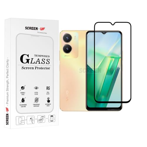 Image of ScreenUp Tempered Glass For vivo T2x (India) - Ultra Clear, 9H Scratch Resistant, Full Coverage, Easy Install Screen Protector