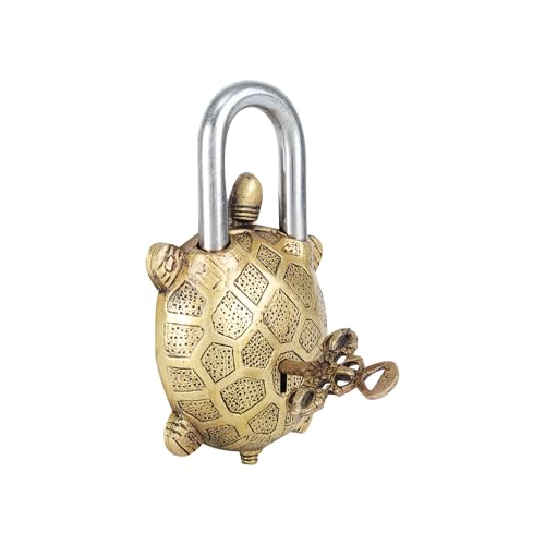 Image of Brass Tortoise Lock - Symbol of Stability & Longevity
