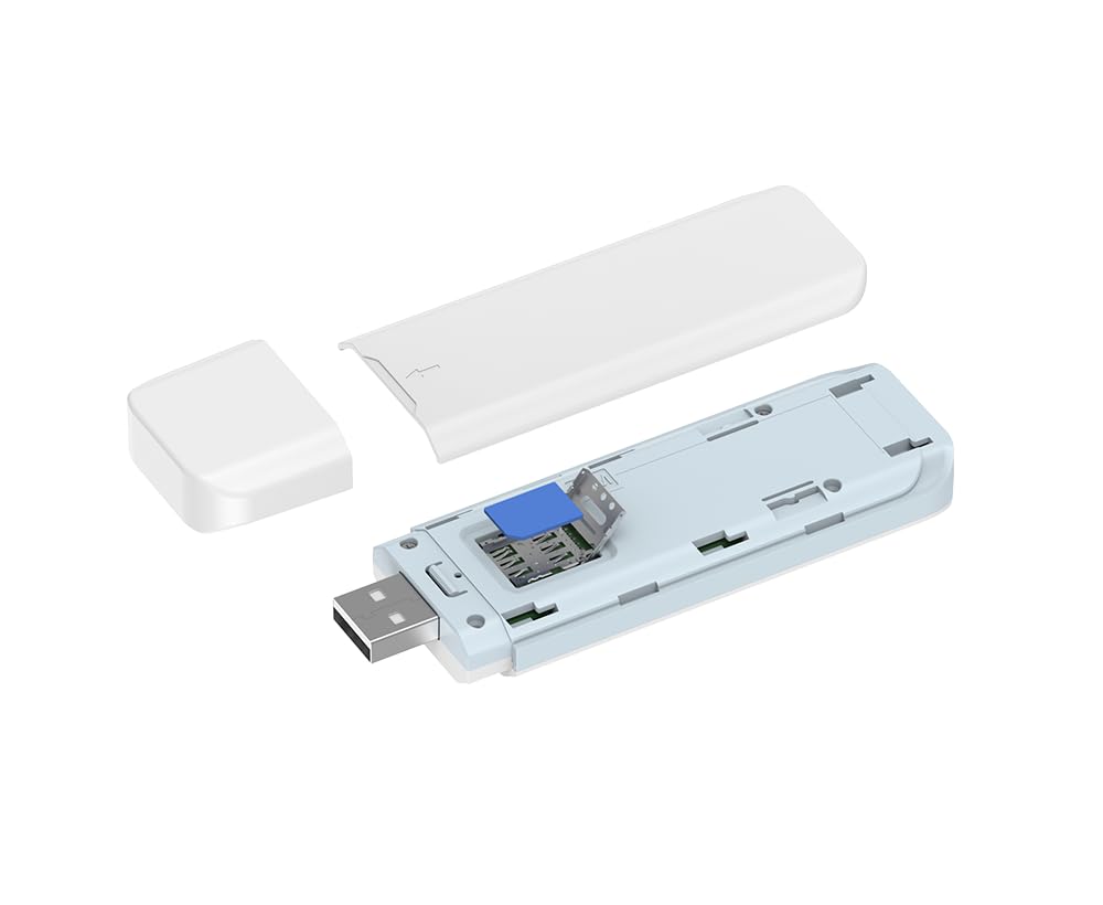 D-Link DWM-222W Clé USB 4G LTE AX300 Wi-FI 6, Dongle SIM Portable, Stick Internet LTE Plug & Play, 150 Mbps, WPA3, Jusqu'à 8 appareils, Hotspot Mobile pour PC, Ordinateur, Mac, Linux