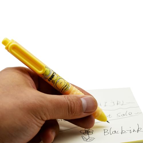 Maydahui 12 pcs bolígrafos gel frutales retráctiles miniatura 5