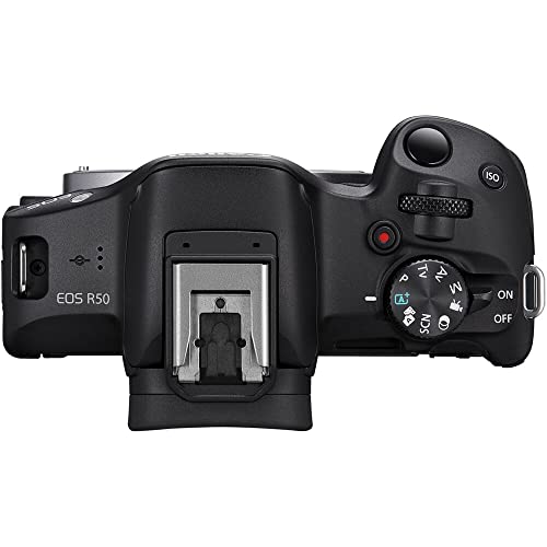 image for Canon EOS R50 Mirrorless Camera with 18-45mm & 55-210mm RF-S Lenses | 