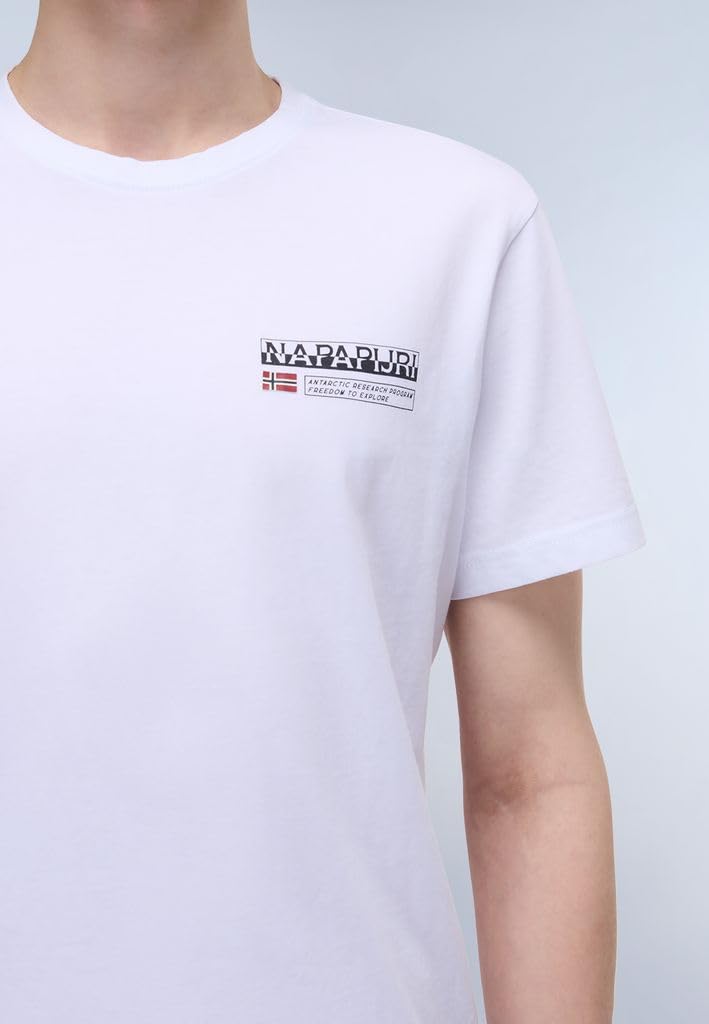 Napapijri T.shirt NP0AHQQ0021 S-KASBA Bianco