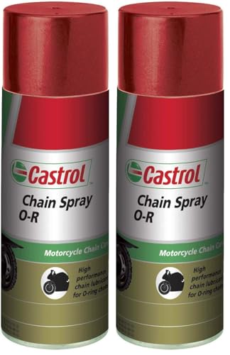 Castrol Chain Spray O-R Spray para Cadenas 400 ML (Paquete de 2)