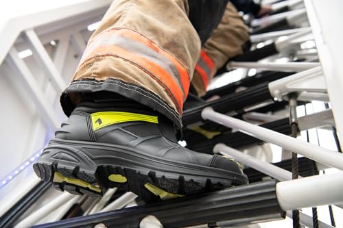 HAIX Fire Eagle Air Composite-Toed Waterproof Firefighting Boots with European Bullhide Leather3