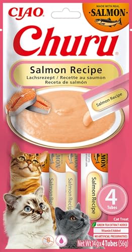 Produktbild von INABA Churu Katzenleckerli Lachs - 4 x 14 g