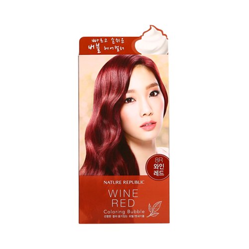 Buy [NATURE REPUBLIC] Hair & Nature Coloring Bubble 1pack 8R Wine