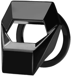 KaberMisr 2020 Car Engine Start Stop Button Cover Alloy Car Engine Start Stop Button Cover Anti-Scratch (Iron ? / ? Man, Black, Code:8638)