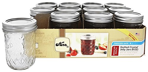 Jarden Home Brands 7061000105 Kerr 8 oz Jelly Jar (12 Pack)