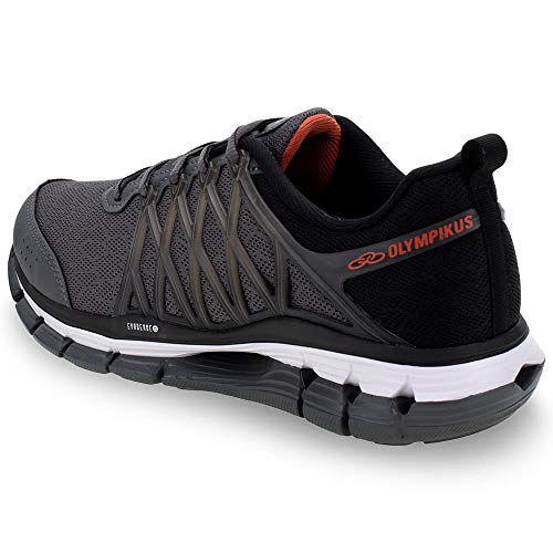 Tênis Olympikus Energia Cinza , Olympikus, Masculino, Chumbo/Preto, 40