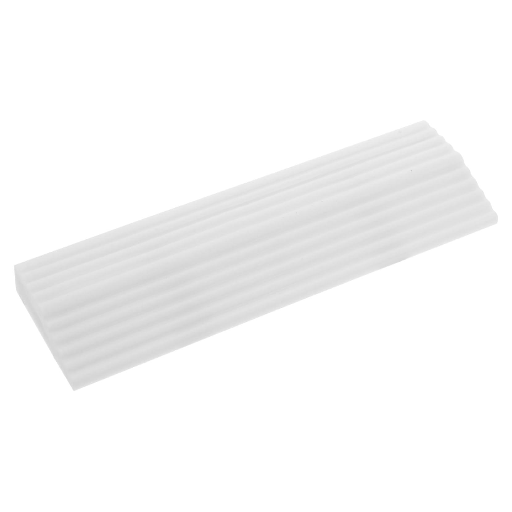 FRCOLOR Gumowe Maty Podjazdowe Do Robota Zamiatającego Home Office Threshold Ramp Angled Step Climbing Pad White