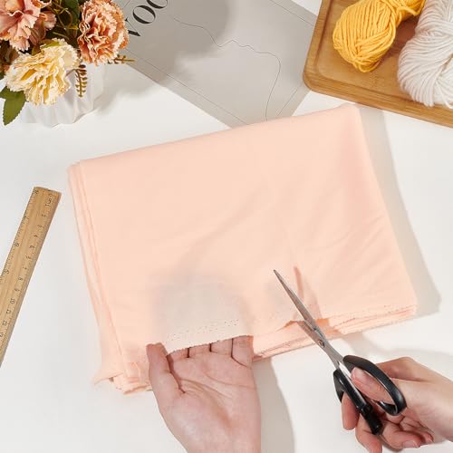 FINGERINSPIRE Skin Tone Fabric, 1x1.5m Bisque-Colored for Doll Making Polyester Glossy Cloth for DIY Pillow Cartoon Toy - Image 3