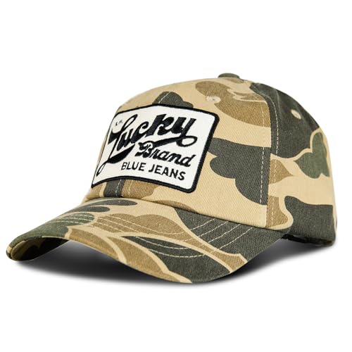 Image of Lucky Brand Classic Cotton Adjustable | Dad Hat | Baseball Cap | Golf | Fishing | Low Profile | 5 Panel Design