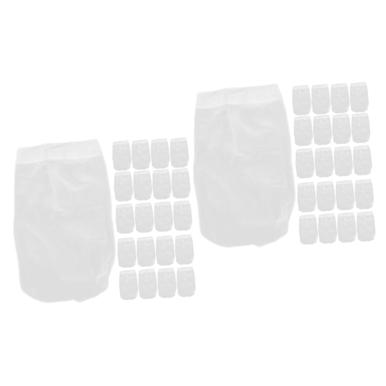 Sosoport 2 Series Bolsa De Medias De Coladores Pequeño Limpiador Cesta del Filtro del Skimmer De La Piscina Redes Limpieza Quinielas Malla De Nylon Superfina Elástica Fuerte 20 Piezas*2