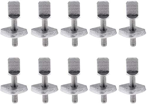 SGerste - Juego de aletas de acero inoxidable para tabla de surf SUP Longboard (10 unidades)