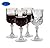 Home-X - Elegant Unbreakable Hard Plastic Crystal Goblets | Ideal For Wine & Champagne | Perfect Stem Glass For Parties, Weddings, Outdoor Events, BBQ and Picnics
